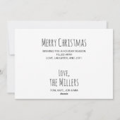 Yellow Lab kerstsnowflake - Cute Labrador Dog Feestdagenkaart (Achterkant)