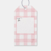 Yellow Lab Labrador Retriever Kerstmis Cadeaulabel (Achterkant)