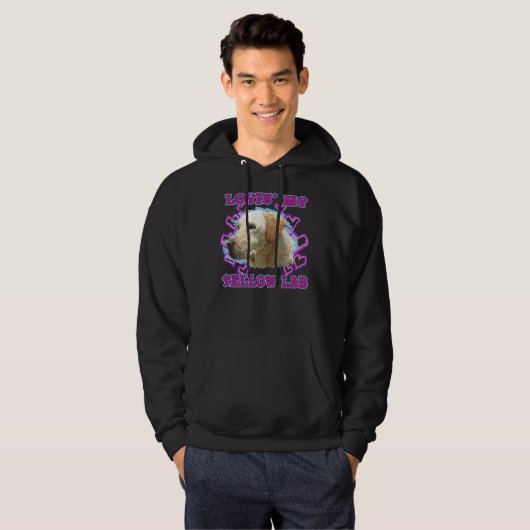 Yellow Lab Lovin Hoodie (Voorkant volledig)