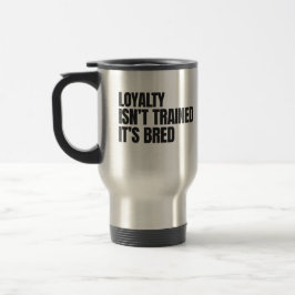 Yellow Lab Loyalty Stainless Mug Reisbeker