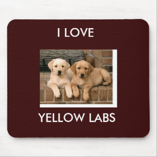 Yellow Lab Mousepad Muismat