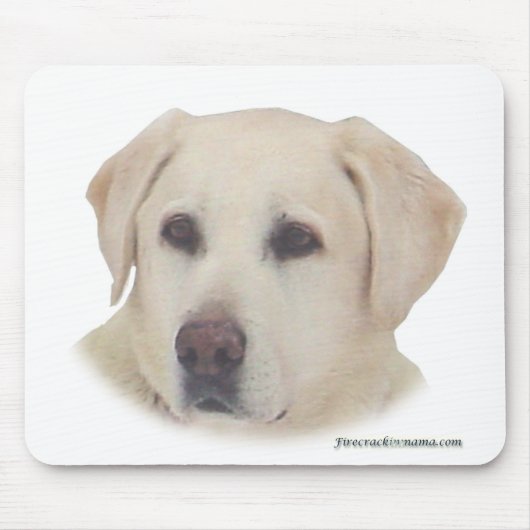 Yellow Lab Mousepad Muismat (Voorkant)