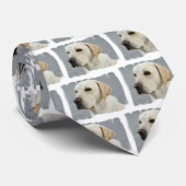 Yellow Lab Necktie Stropdas (Opgerold)