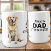 Yellow Lab Pap - Schattigee labrador retriever hon Koffiemok