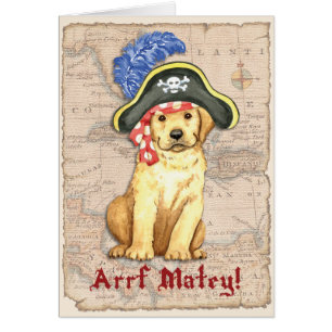 Yellow Lab Pirate Kaart