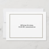 Yellow Lab Puppy Baby shower Invitation Kaart (Achterkant)