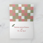 Yellow Lab Puppy en kerstboom Feestdagen Kaart (Binnen)