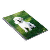 Yellow Lab Puppy Notitieboek (Rechterzijde)