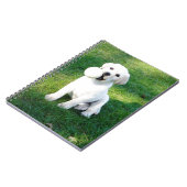 Yellow Lab Puppy Notitieboek (Linkerzijde)