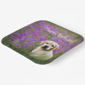 Yellow Lab Puppy Papieren Bordje (Gebogen)