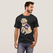 Yellow Lab Service Pup T-shirt (Voorkant volledig)