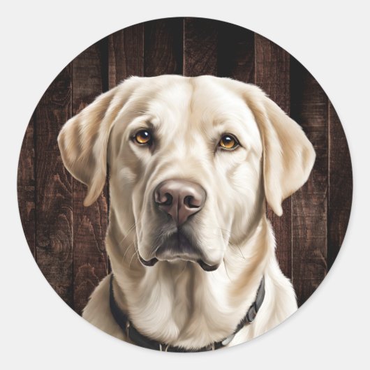 Yellow Lab Stickers (Voorkant)