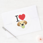 Yellow Lab Stickers (Envelop)