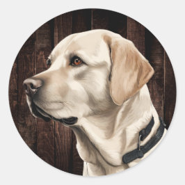 Yellow Lab Stickers