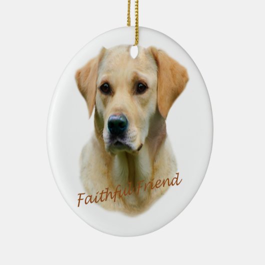 Yellow Lab tithful Friend Ornament (Rechts)