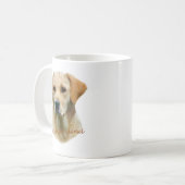Yellow Lab trouw Friend Koffiemok (Voorkant links)