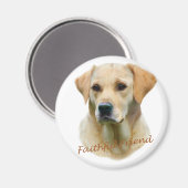 Yellow Lab trouw Friend Magneet (Voorkant / Achterkant)