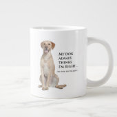 Yellow Lab v. Vrouw Jumbo Mok (Rechts)