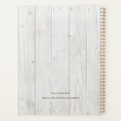Yellow Lab Wildflowers Planner (Achterkant)