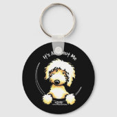 Yellow Labradoodle IAAM Sleutelhanger (Voorkant)