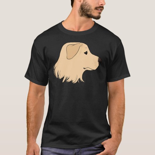 Yellow Labrador 332 T-shirt (Voorkant)