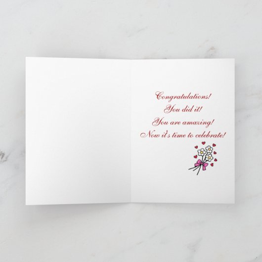 Yellow Labrador-Afstuderen Kaart (Binnen)