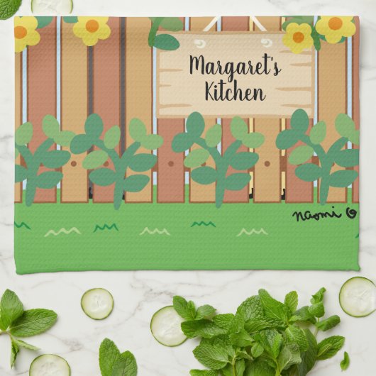 Yellow Labrador and Black Labrador Watching Theedoek (Gevouwen)