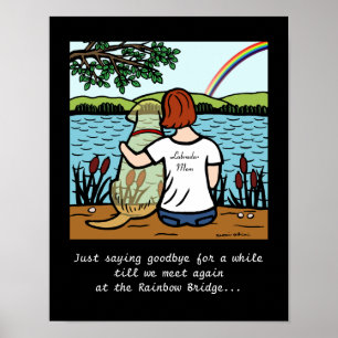 Yellow Labrador Angel en mam 2 Poster