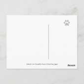 Yellow Labrador Angel en mam Brown Briefkaart (Achterkant)