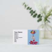 Yellow Labrador Collectieve LOVE Visitekaartje (Staand voorkant)