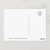 Yellow Labrador Cowboy Cartoon Briefkaart (Achterkant)