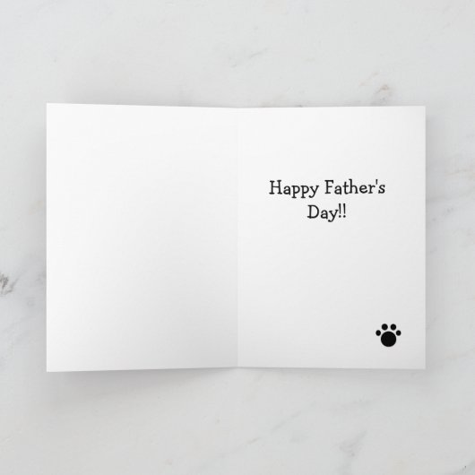 Yellow Labrador Daddy Kaart (Binnen)