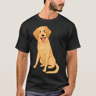 Yellow Labrador Design T-shirt