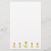 Yellow Labrador Dog Design Briefpapier (Voorkant)