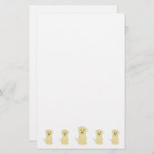 Yellow Labrador Dog Design Briefpapier (Voorkant / Achterkant)