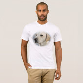 Yellow Labrador Dog T-shirt (Voorkant volledig)