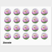 Yellow Labrador Easter Surprise Ronde Sticker (Vel)