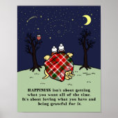 Yellow Labrador Family en Starry Sky Poster (Voorkant)