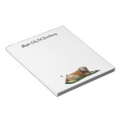 Yellow Labrador gemengd Notitieblok van rashonden (Schuin)