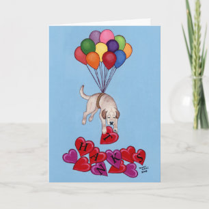 Yellow Labrador - Hartelijk dank Bedankkaart