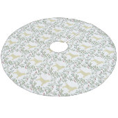 Yellow Labrador- Kerstvakantie - Hond Zwart Lab Fleece Kerstboom Rok (Gekanteld)