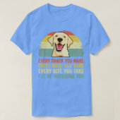 Yellow Labrador Lab Dad Yellow Labrador Retrieve T-shirt (Design voorkant)
