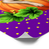 Yellow Labrador Labr-O-Lantern Poster (Hoek)