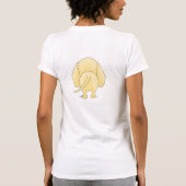 Yellow Labrador mama T-shirt (Achterkant)