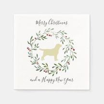 Yellow Labrador Merry kerstlabrador Retriever