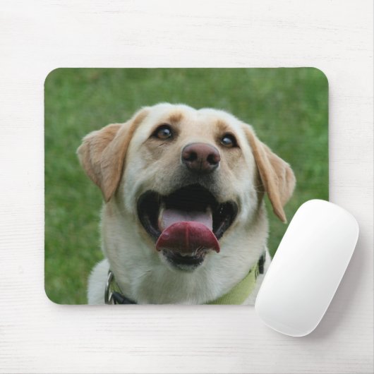 Yellow Labrador mousepad Muismat (Met muis)