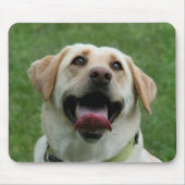 Yellow Labrador mousepad Muismat (Voorkant)