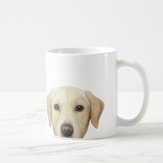 Yellow Labrador Original van miart Koffiemok (Rechts)