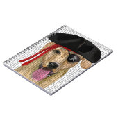 Yellow Labrador Pirate 2 Notitieboek (Linkerzijde)