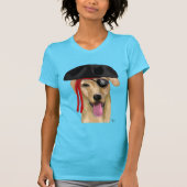 Yellow Labrador Pirate 2 T-shirt (Voorkant)